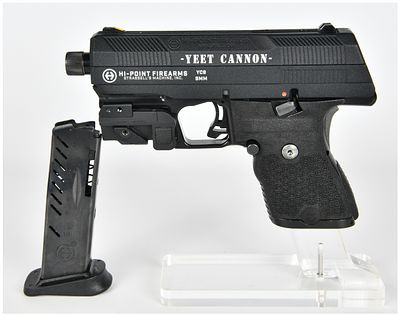 Hi-Point Firearms YC9 Yeet Cannon Semi-Automatic Pistol 9MM Serial Number 003550. This is a 