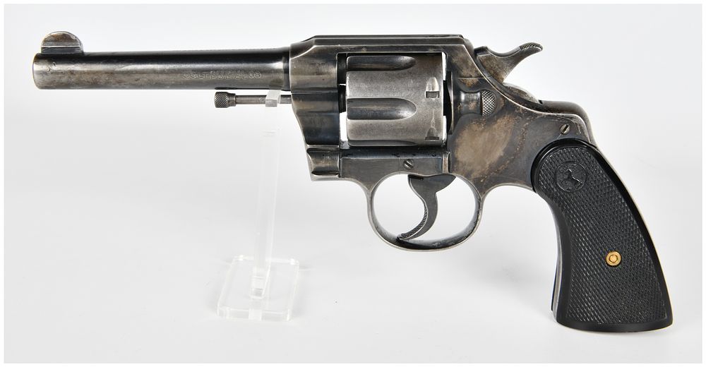 Lot 1083: Colt Official Police Double-Action Revolver, .38 Caliber, Serial Number 572069 (Approx. 6 inch BBL)