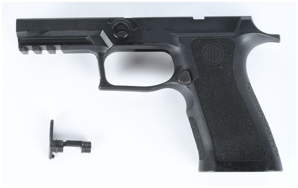 Lot 1100: SIG Sauer P320 X-Series Carry/Compact Pistol Grip Module and Takedown Lever Assembly