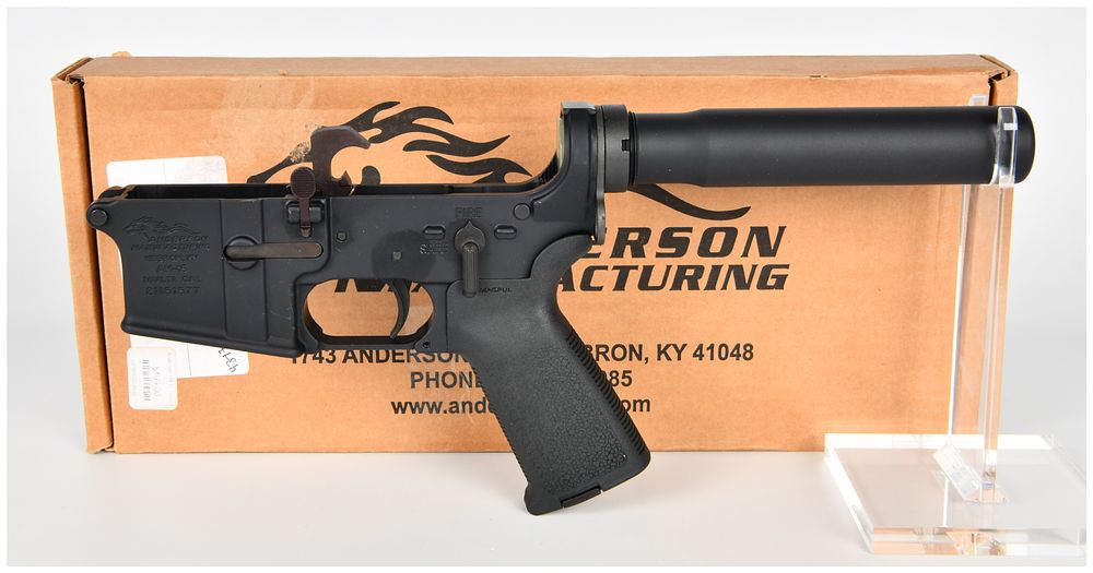 Lot 1197: Anderson Manufacturing AM-15 Semi-Automatic Lower Receiver MULTI CAL Serial 21151577