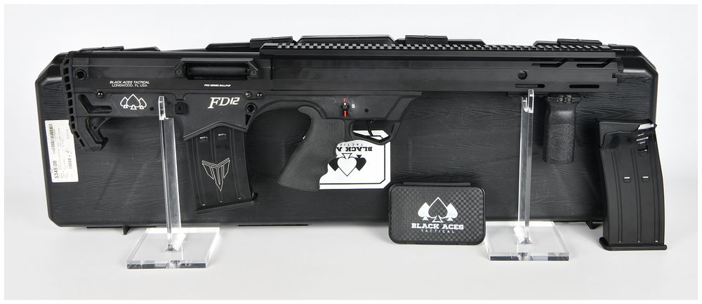 Lot 1224: Black Aces Tactical FD12 Pro Series Semi-Automatic Bullpup Shotgun (18.5 BBL)