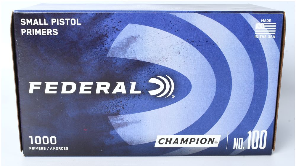 Lot 1366: A Lot of 1000 Federal Champion No. 100 Small Pistol Primers