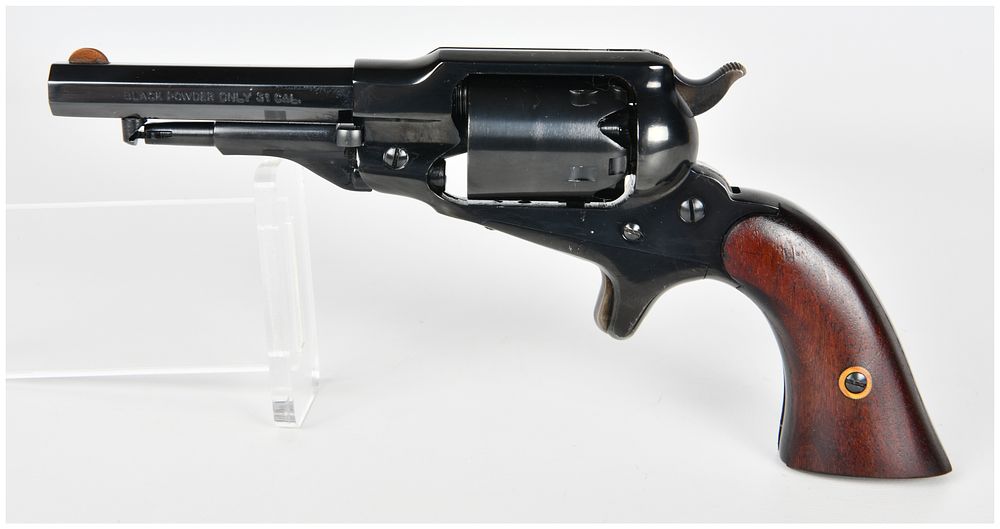 Lot 1401: Pietta 1863 Remington Pocket Black Powder Revolver (.31 Cal) Serial H011870