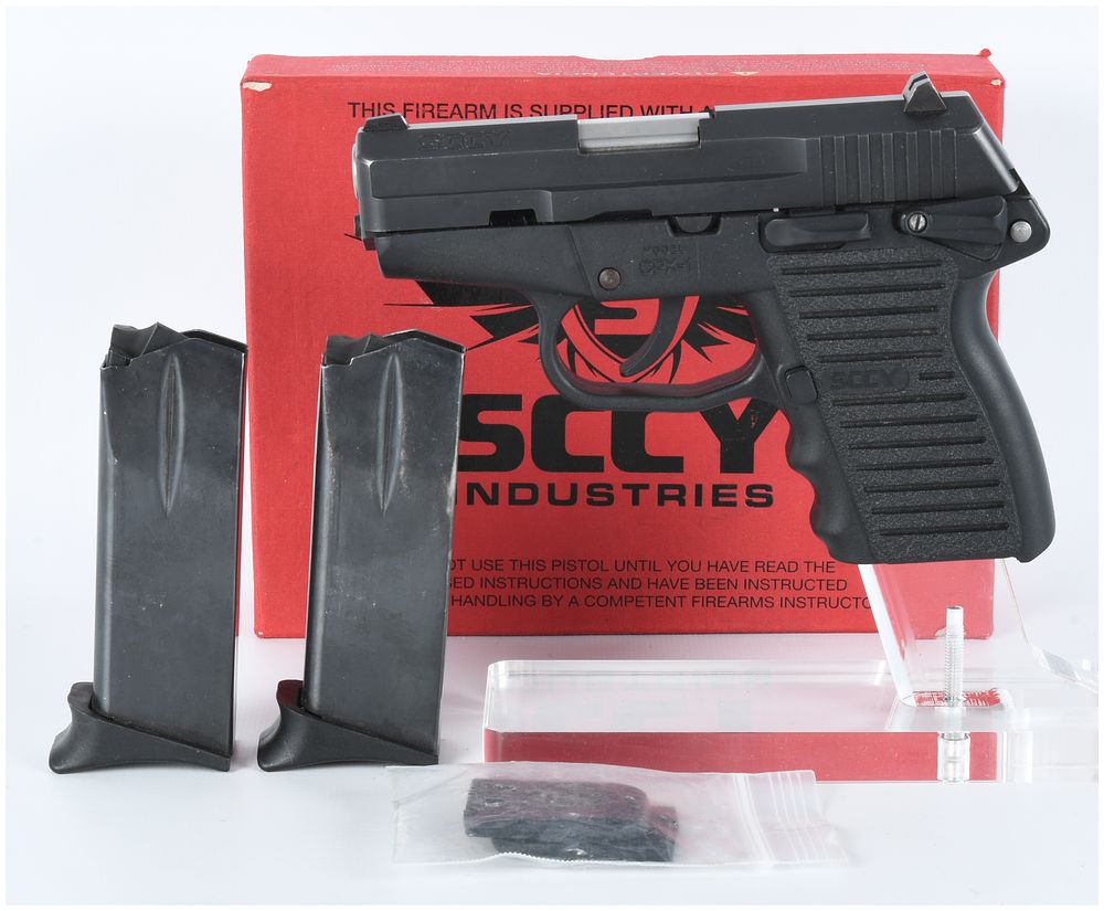 Lot 1425: SCCY Industries Model CPX-1 Semi-Automatic Pistol 9mm Serial 031030