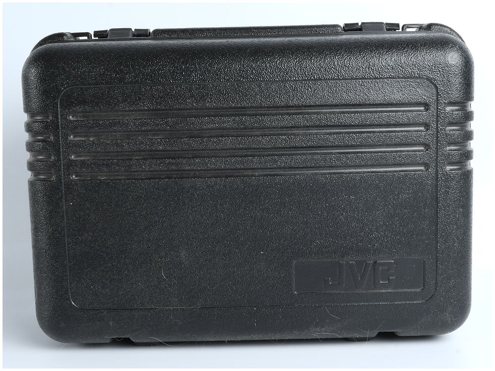 Lot 1433: JVC Hard Shell Black Plastic Carrying Case