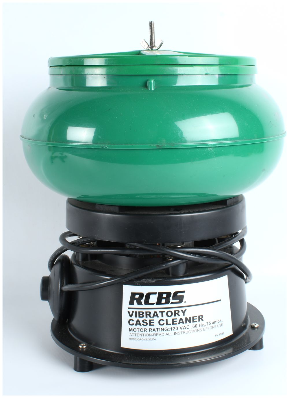 Lot 1444: RCBS Vibratory Case Cleaner Tumbler PN 87088 120V