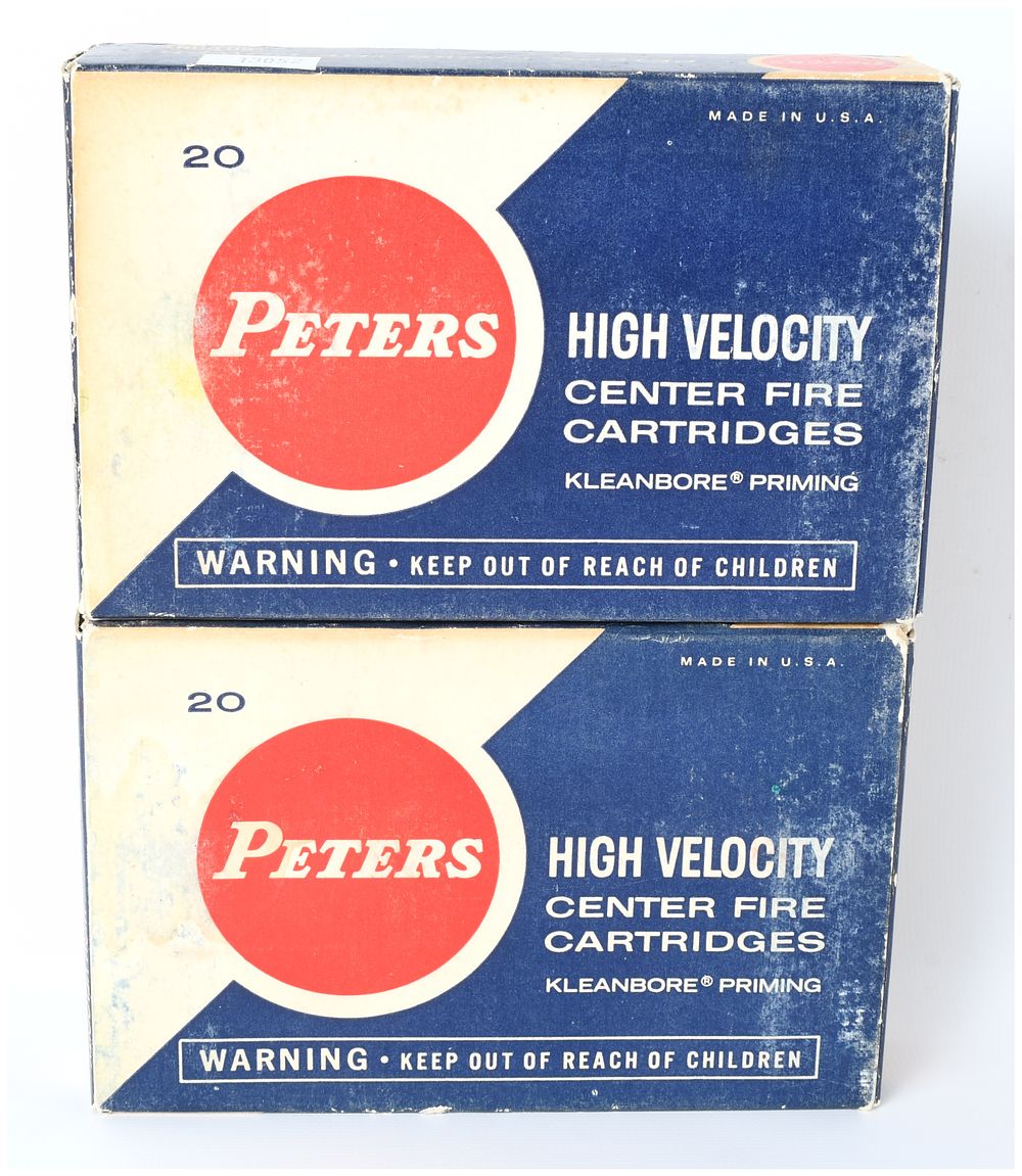 Lot 1453: A Lot of 40 Vintage Peters High Velocity .300 H&H Magnum Ammunition