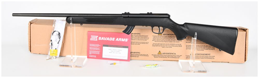 Lot 1512: Savage Arms Mark II FNS .17 Mach 2 Bolt-Action Rifle, Serial Number 4005497
