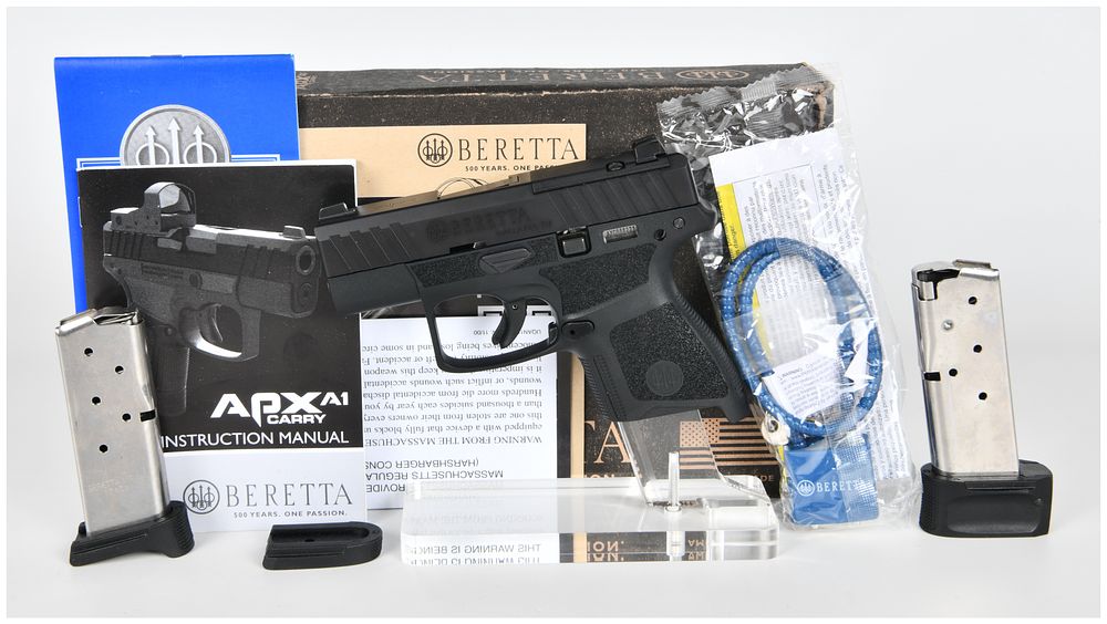 Lot 1563: Beretta APX A1 Carry Semi-Automatic Pistol, 9x19mm