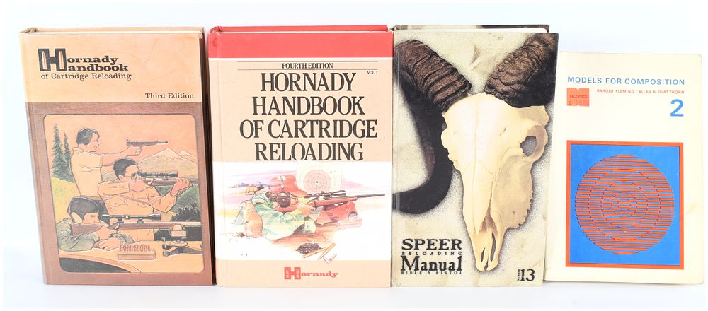 Lot 1564: A Collection of 4 Cartridge Reloading Manuals and Reference Books