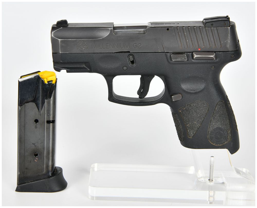 Lot 1581: Taurus PT111 G2 Millennium Semi-Automatic Pistol, 9mm, SN TJX59550