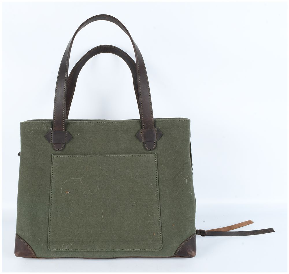 Lot 1586: Versacarry Canvas Olive Green Conceal Carry Tote Bag