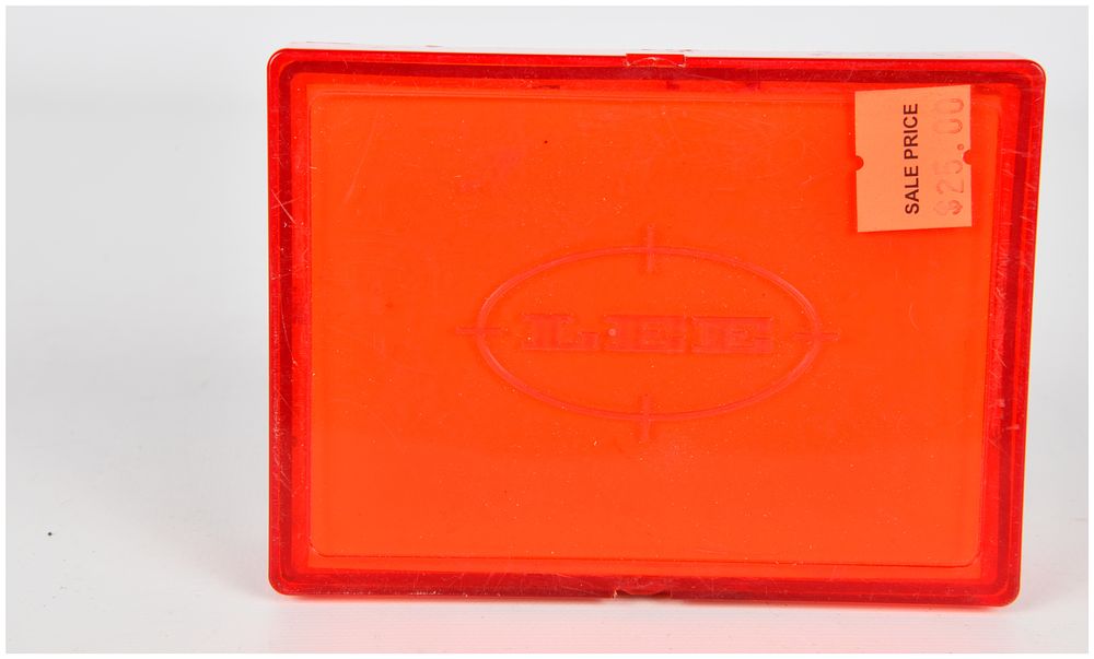 Lot 1588: LEE Precision .308 Caliber Ammunition Reloading Die Set in Proprietary Storage Box