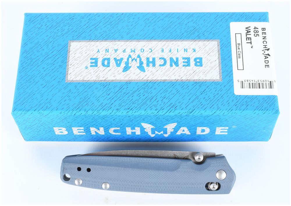 Lot 1598: Benchmade 485 VALET Blue Class AXIS Folding Knife Limited Edition 275/486