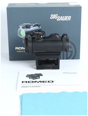 SIG SAUER ROMEO-MSR 1x20mm Compact Illuminated Dot Sight, Modern Tactical Optic. A contemporary 