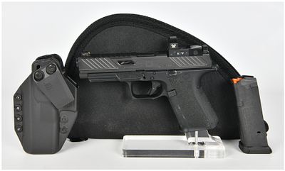 Shadow Systems MR920L Semi-Automatic Pistol with Vortex Red Dot Optic, 2020s. A modern 