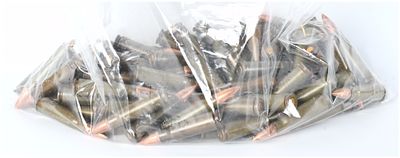FEDARM 7.62x39mm Rifle Ammunition, 100 Rounds, Lacquered Steel Casing, 2018. A bulk lot 