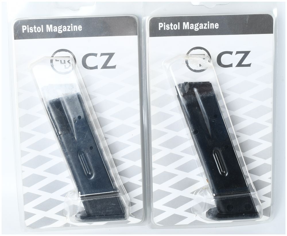 Lot 97: A Pair of CZ 75/85 9mm 10-Round Magazines
