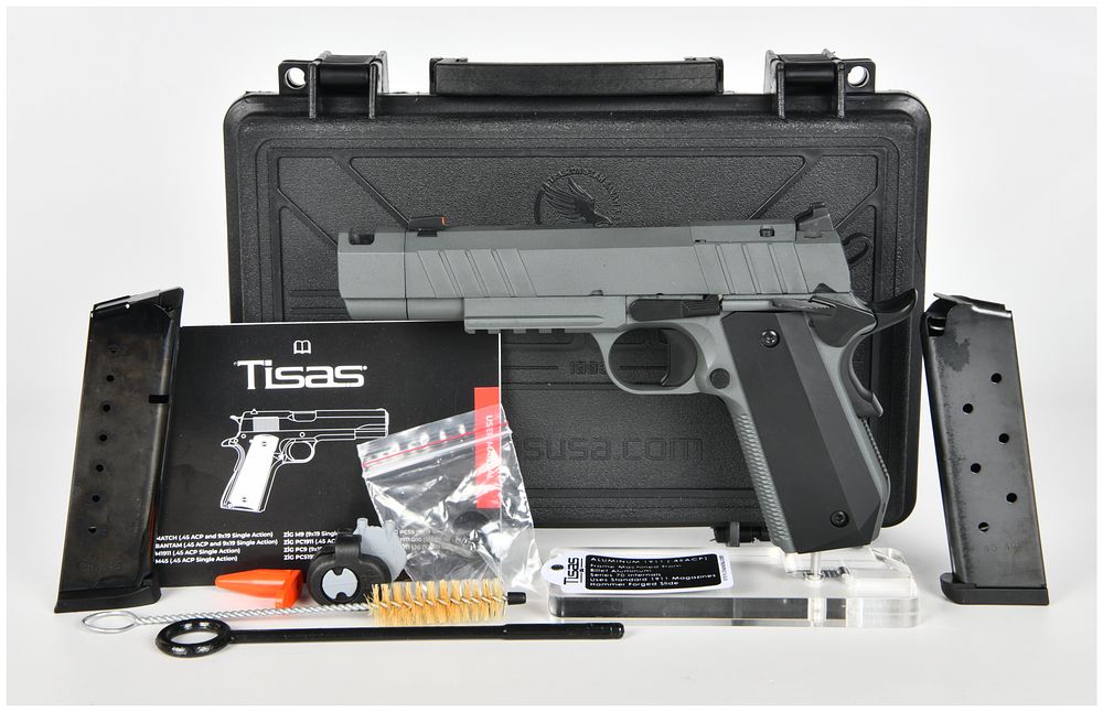 Lot 114: Tisas Night Stalker 1911 B45BA Semi-Automatic Pistol, .45 ACP, Compensated, c. 2024