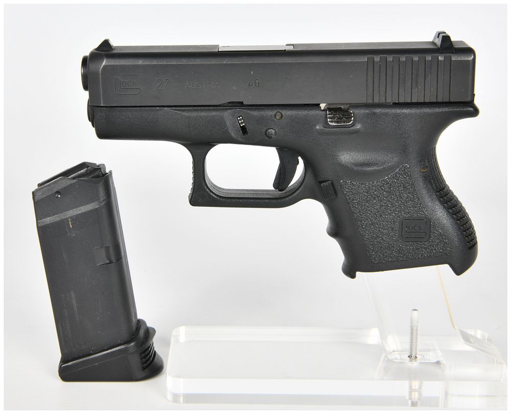 Lot 168: Glock Model 27 Subcompact Semi-Automatic Pistol in .40 S&W Caliber