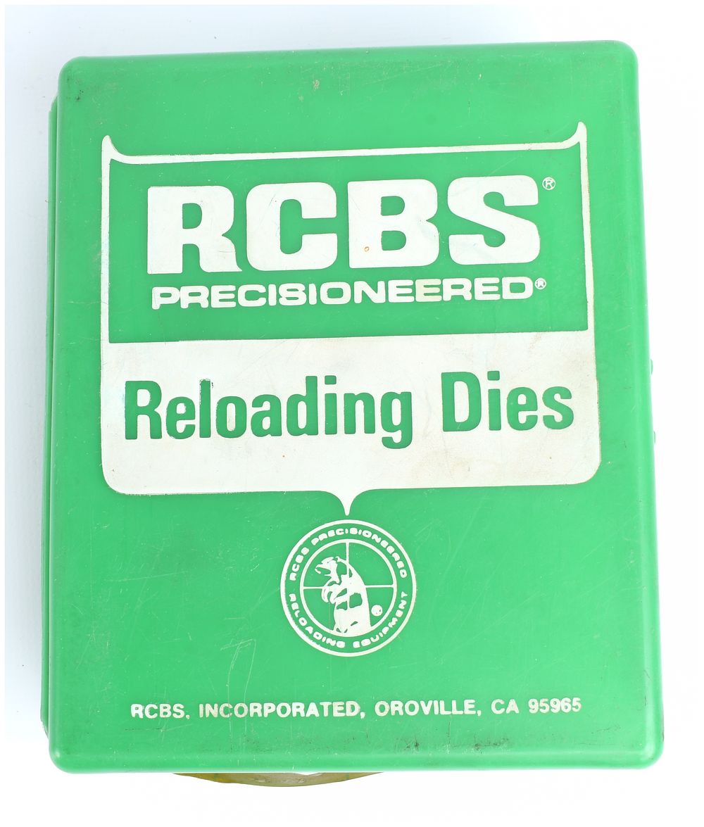 Lot 179: RCBS Precisioneered 2-Die Full Length Reloading Set, .308 Norma Mag, Circa 1980