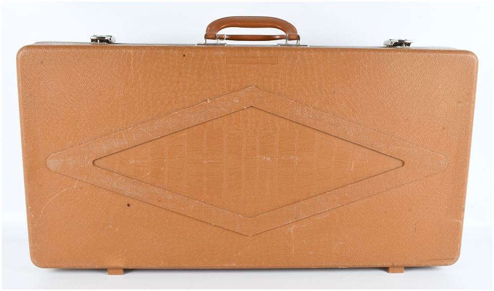 Lot 181: Vintage Gun Guard Hard Carry Case with Faux Alligator Print