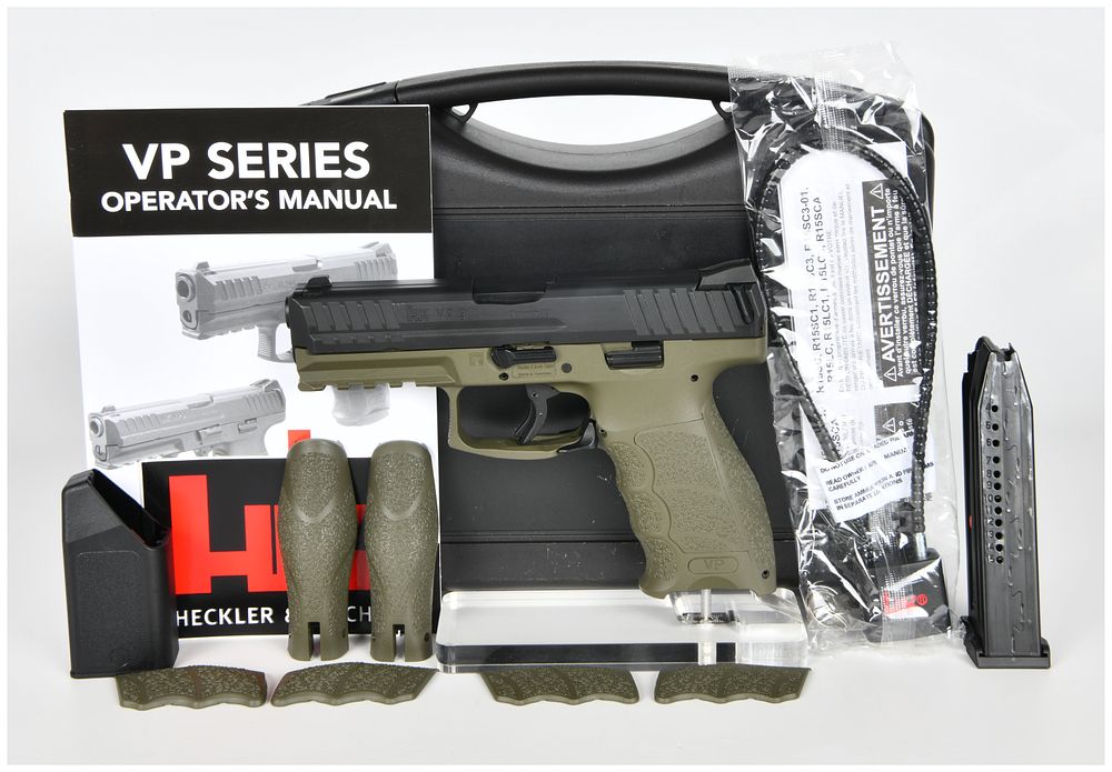 Lot 186: Heckler and Koch VP9 Semi-Automatic Pistol in NATO Green, 2017