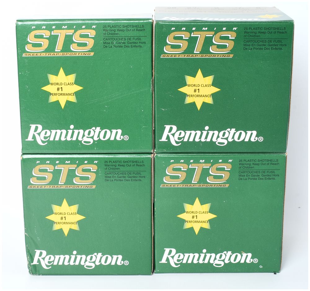 Lot 199: Remington Premier STS Target Load Ammunition 28 Gauge 3/4 oz #8 Shot