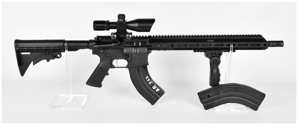 Lot 213: Anderson Manufacturing AM-15 AR Carbine, 7.62x39mm Conversion, Modern