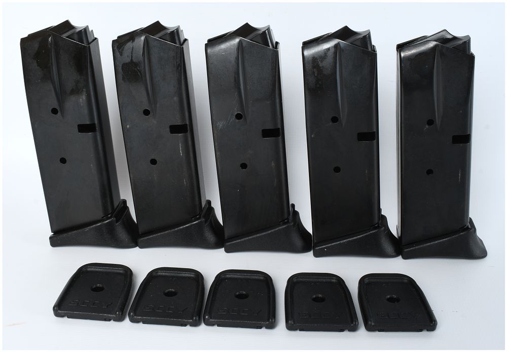 Lot 236: SCCY Industries CPX Series Pistol Magazines, 10 Round Capacity, Modern Production