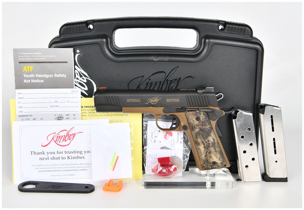 Lot 300: Kimber Hero Custom Special Edition .45 ACP Semi-Automatic Pistol, Boot Campaign, Serial K694798