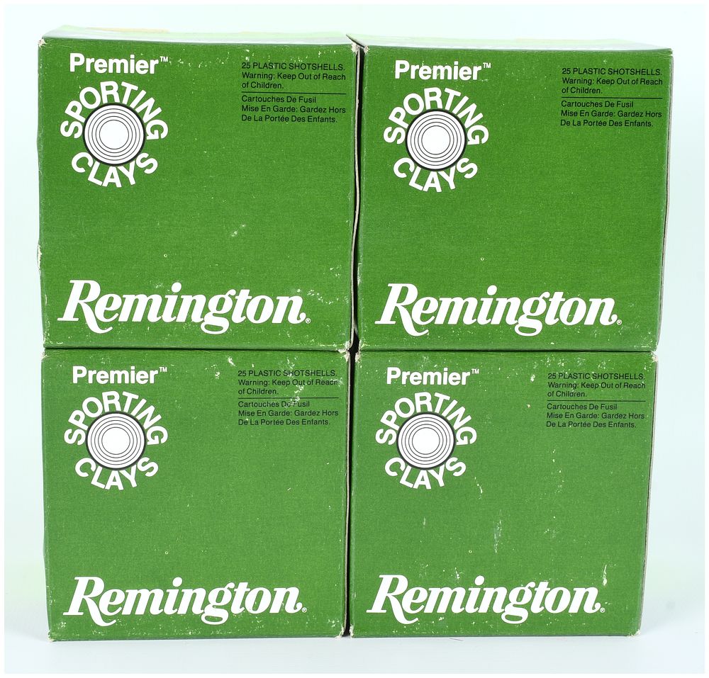 Lot 319: Remington Premier Sporting Clays 28 Gauge Ammunition Lot of 100 Shells
