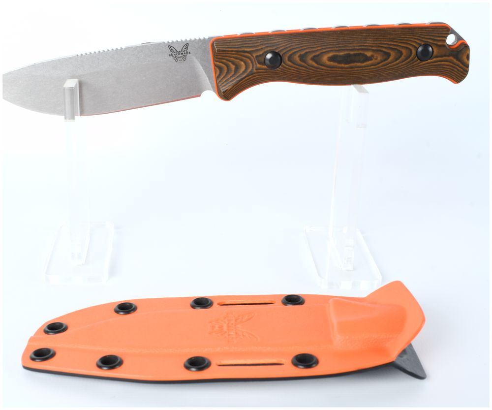 Lot 326: Benchmade Saddle Mountain Skinner Fixed Blade Knife, S90V Steel, Contemporary Production