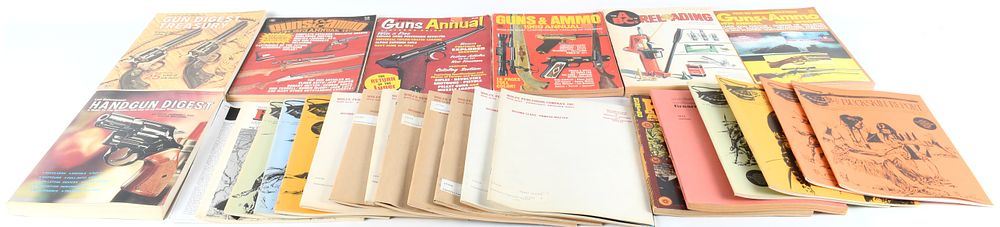Lot 401: Vintage Collection of 21 Firearms and Shooting Periodicals, Wolfe Publishing and Guns & Ammo, Circa 1968-1973
