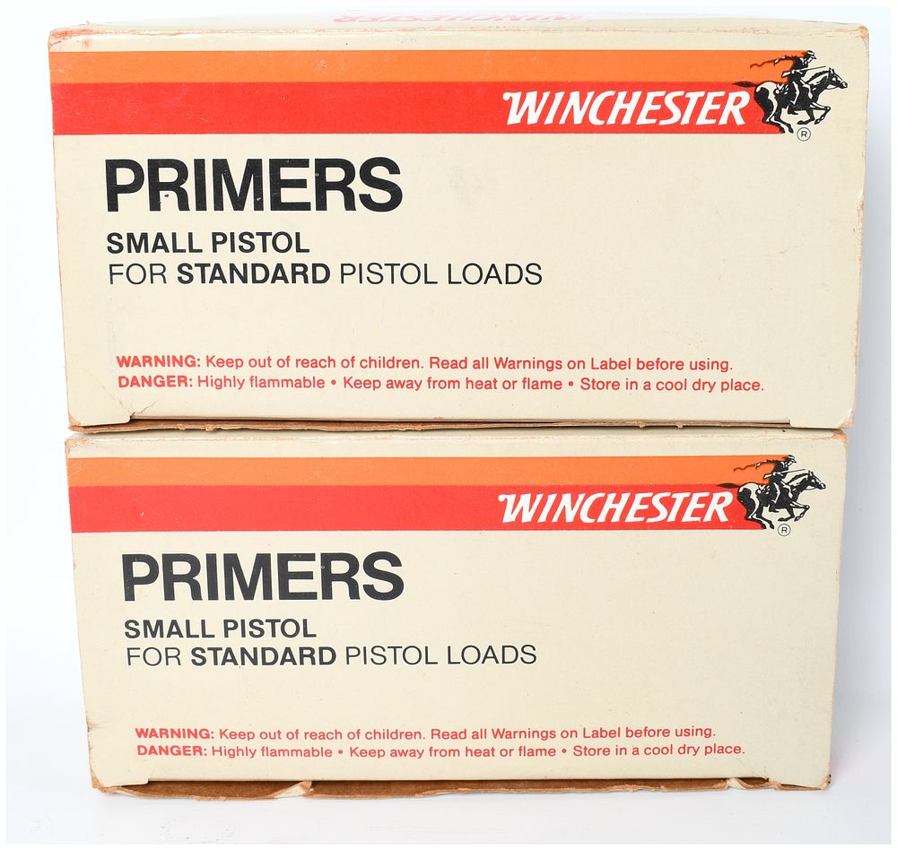 Lot 437: Winchester Small Pistol Primers No. WSP (3000 Count) Vintage Reloading Lot