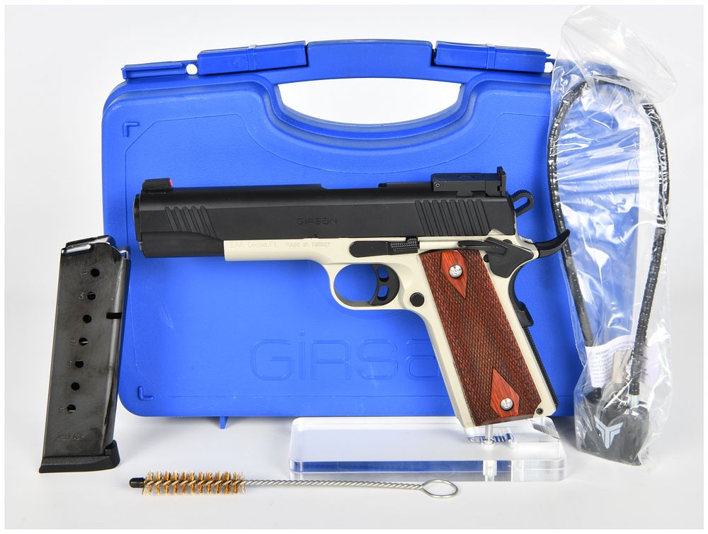 Lot 492: Girsan MC 1911 Match Semi-Automatic Pistol, Two-Tone Finish, .45 ACP, c. 2021