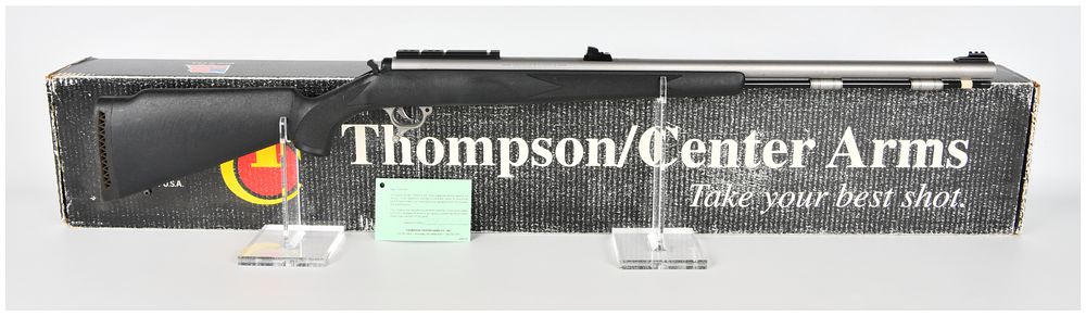 Lot 549: Thompson/Center Arms OMEGA .50 Caliber In-Line Muzzleloading Rifle with Box, 2000s
