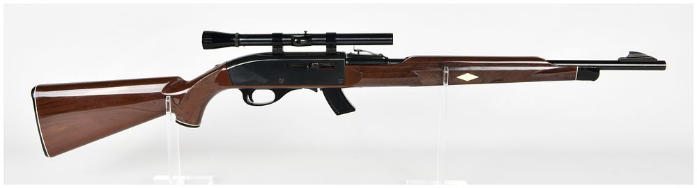 Lot 573: Remington Mohawk 10 C Semi-Automatic .22 LR Rifle with Weaver Marksman Scope, Circa 1972
