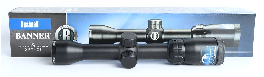 Lot 587: Bushnell Banner 1.5-4.5x32 Rifle Scope with Multi-X Reticle, Circa 2014