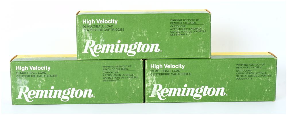 Lot 595: Remington .357 Magnum High Velocity Multiball Load Ammunition, 60 Rounds, c. 1980s-1990s