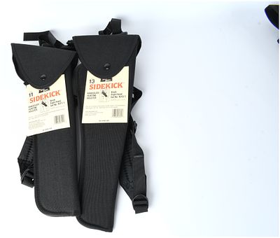 UNCLE MIKE'S SIDEKICK Bandolier Hunting Holster Lot (2) NOS, Sizes 11 and 13, Circa 1980s-1990s. 