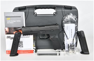 SIG Sauer P320 Full-Size 9mm Semi-Automatic Pistol with Original Case, 2022. This lot features a 