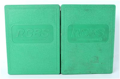 RCBS Omark Industries .243 Winchester Full Length 2-Die Sets, Part 11401, Pair. This lot 