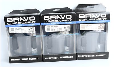 Bravo Concealment Torsion IWB Polymer Holster Collection (3 Items). A collection of three (3) 