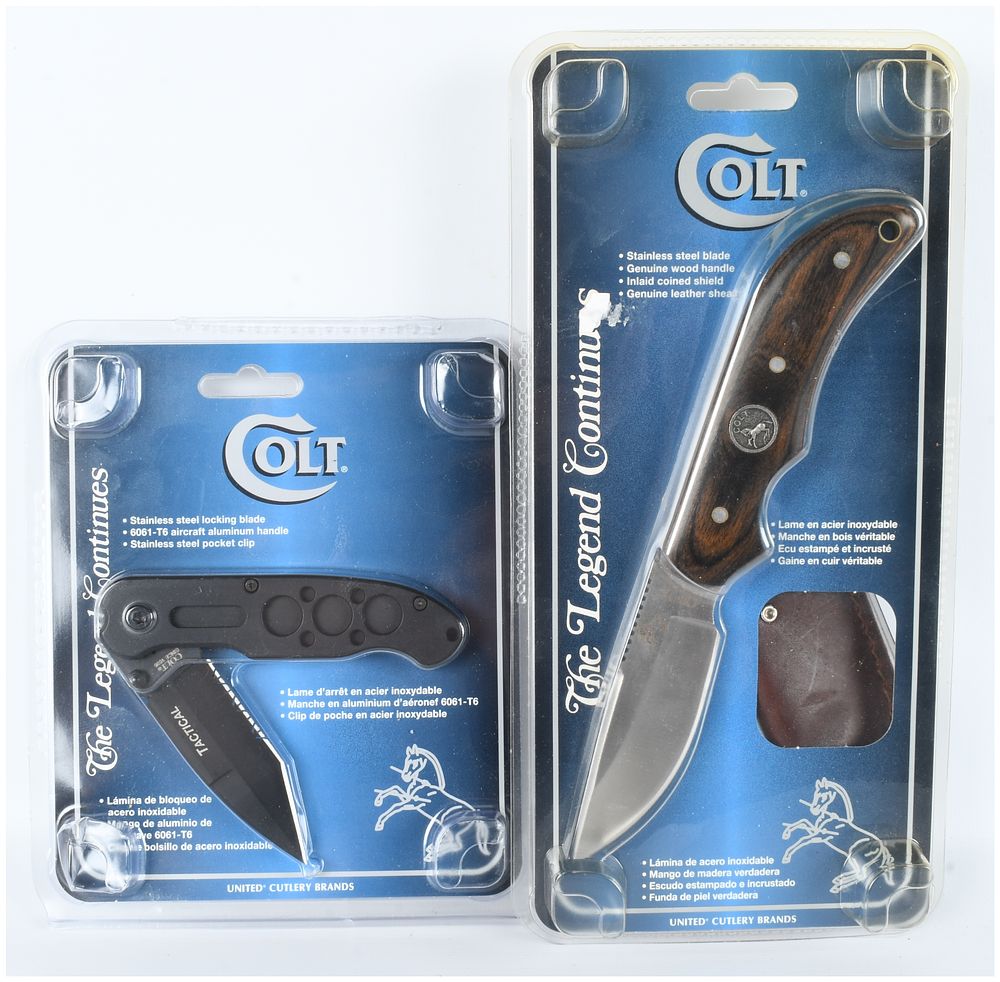 Lot 1073: Two Colt Knives Including CT17 Ridge Runner and CT16 Tactical Folder