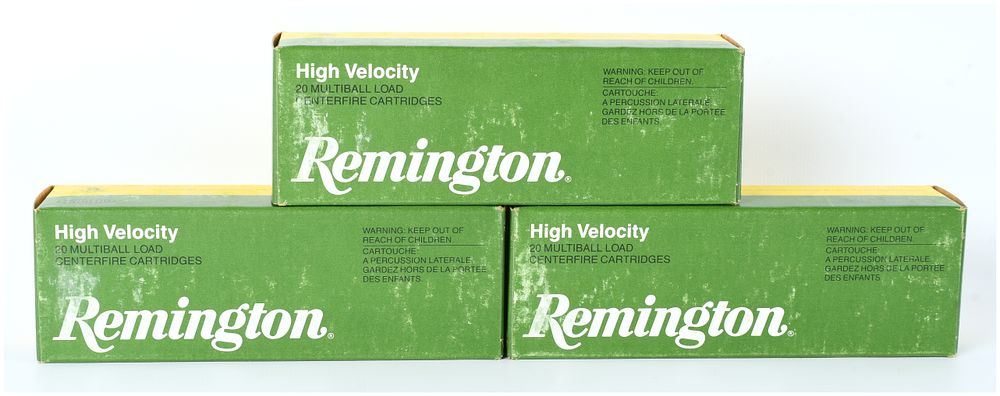 Lot 1108: Remington High Velocity .357 Magnum Multiball Buckshot Ammunition Lot R357MB