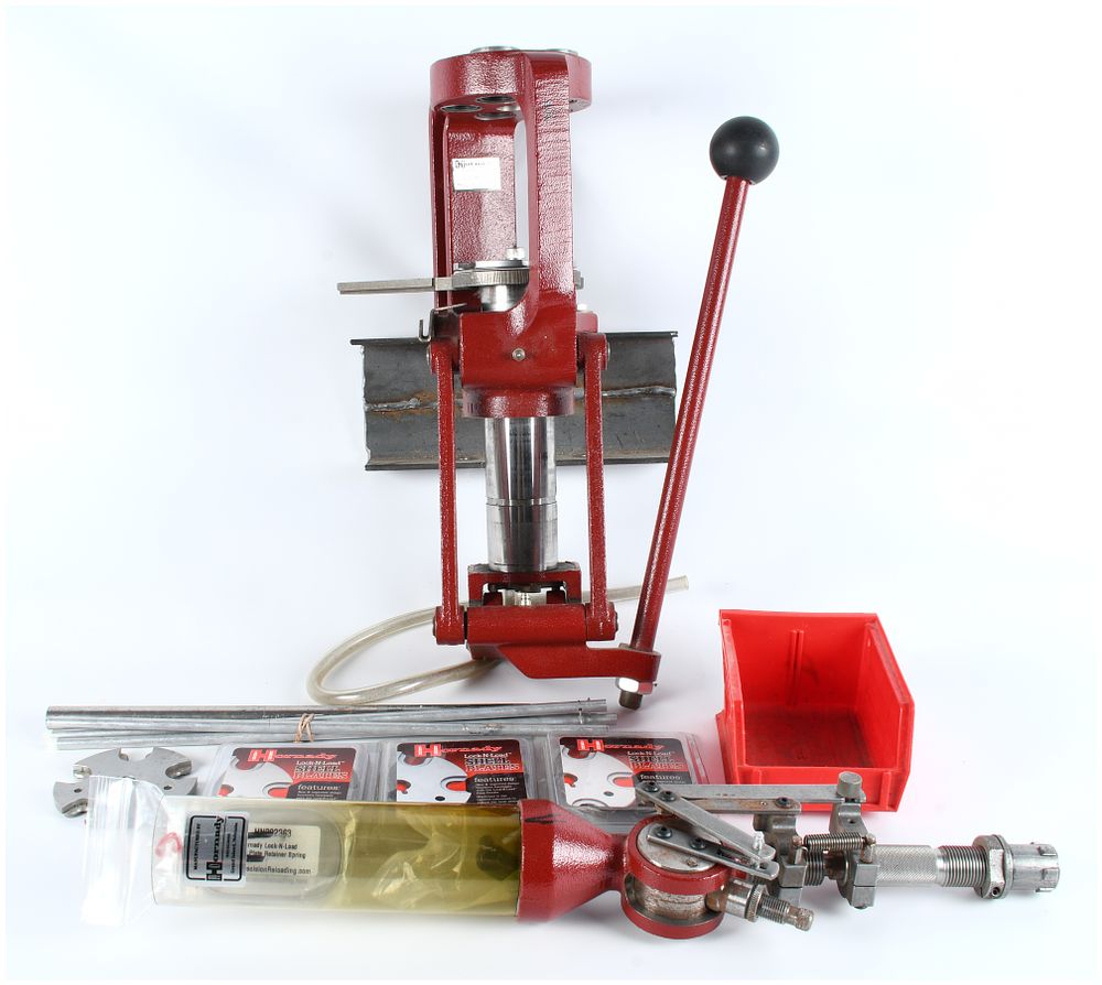 Lot 1109: Hornady Lock-N-Load AP Progressive Reloading Press System, Serial 61814, Modern