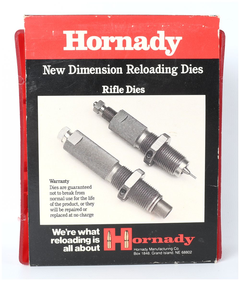Lot 1118: Hornady New Dimension Full Length 2-Die Set .257 Weatherby Mag Reloading Dies
