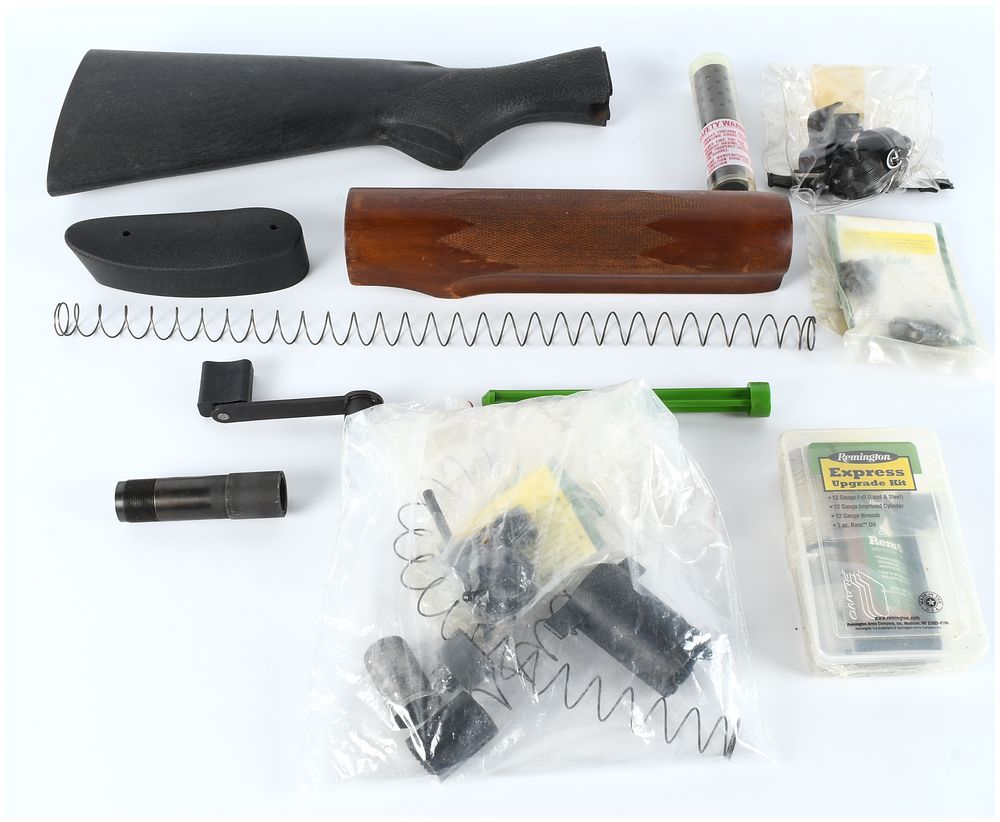 Lot 1136: Remington 12-Gauge Shotgun Accessory and Parts Collection, c. 1990s-2000s
