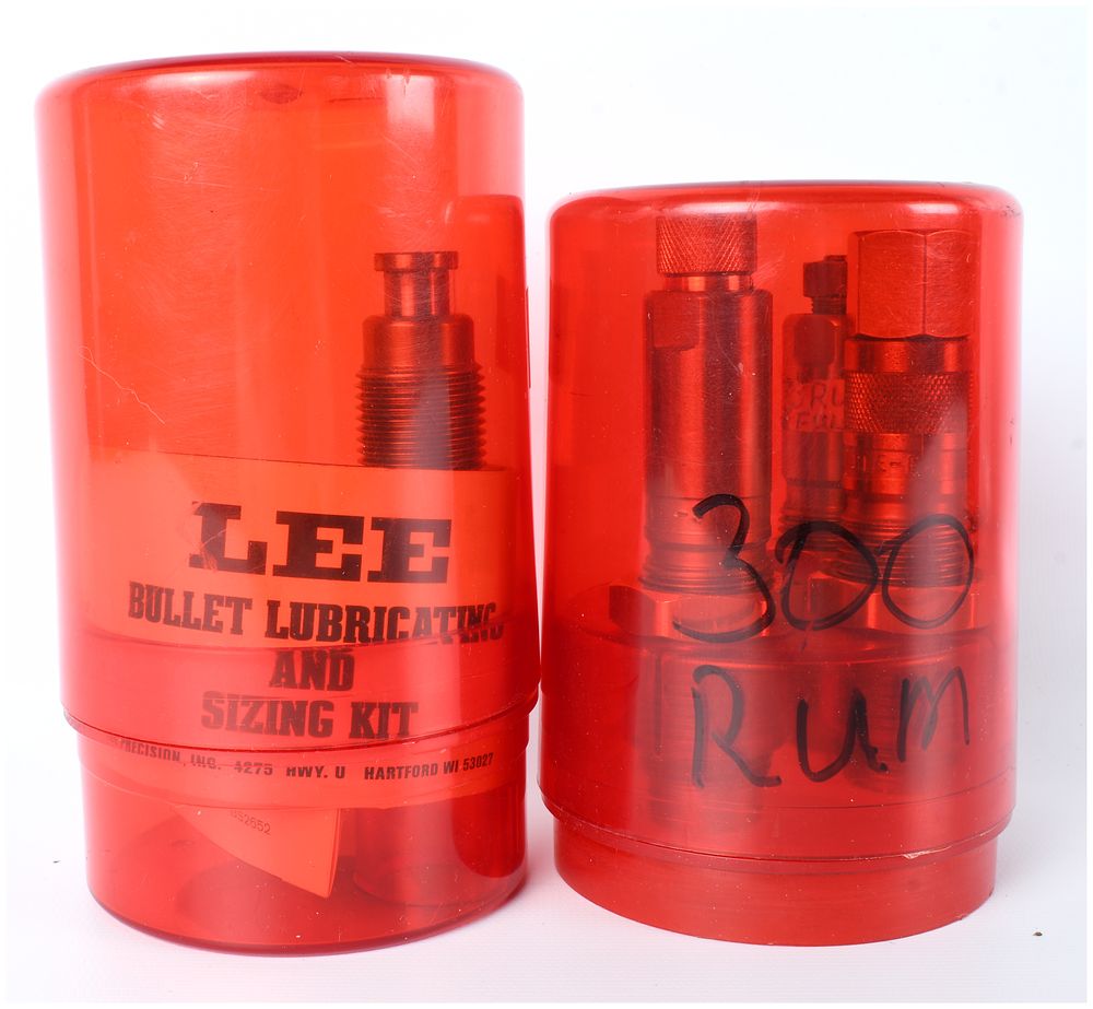 Lot 1139: Lee Precision Reloading Die and Bullet Sizing Kits Lot of Two Contemporary